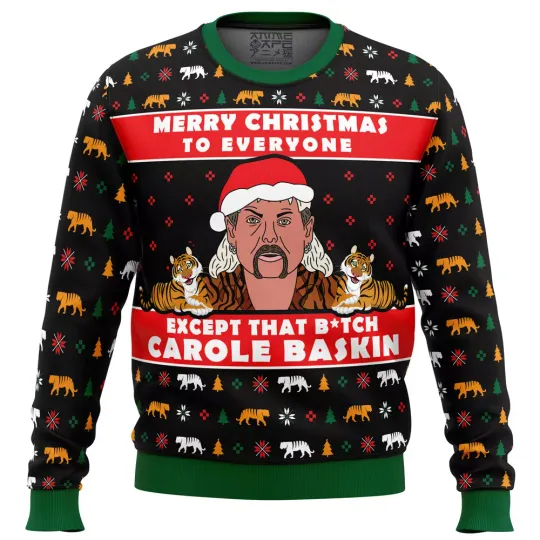 Discover Joe Exotic Tiger King Ugly Christmas Sweater
