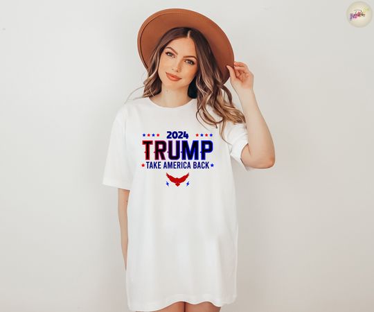 Discover Trump Take America Back T-Shirt, 2024 Elections Political Shirt