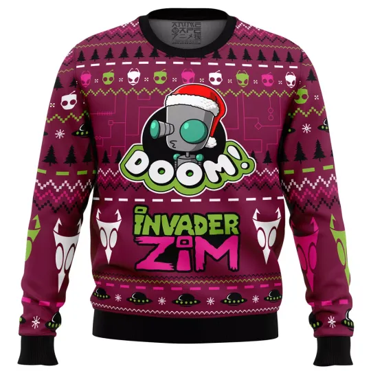 Discover Dooom Invader Zim Ugly Christmas Sweater