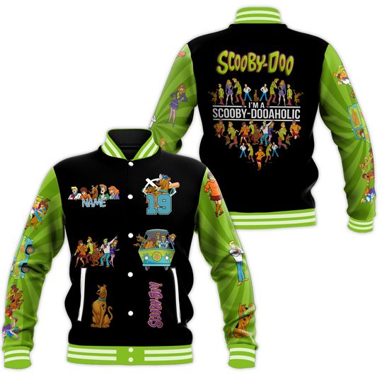 Discover Personalized Scooby Doo Baseball Jacket