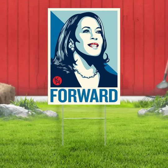 Discover Forward Kamala Harris Yard Sign, Election 2024 Yard Sign