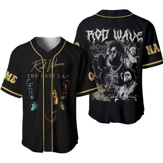Discover Rod Wave Baseball Jersey, Personalized Rod Wave Last Lap Baseball Jersey