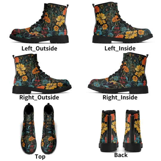 Discover Wildflowers Women's Canvas Boots