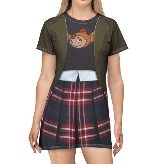 Discover Margo Inspired Short Sleeve Dress, Despicable Character Costume, Gru Family Cosplay, Running Outfit