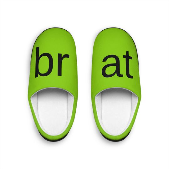 Discover Brat Summer Indoor Slippers, Fun House Slippers
