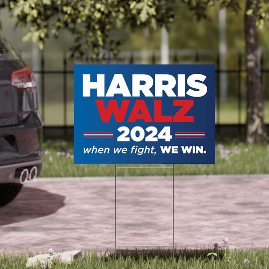 Discover Support Kamala Harris 2024 Yard Sign