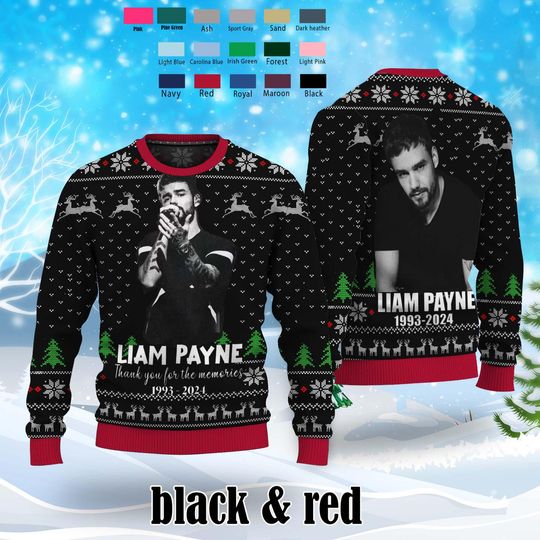 Discover Liam Payne RIP Ugly Sweater Shirt, In Memory Of Liam Payne Sweater