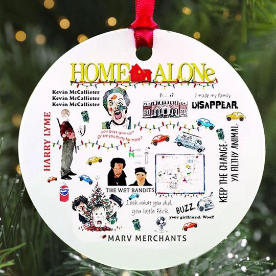 Discover Home Alone Marv Merchants Christmas Ornament, Kevin And All Character Ornament
