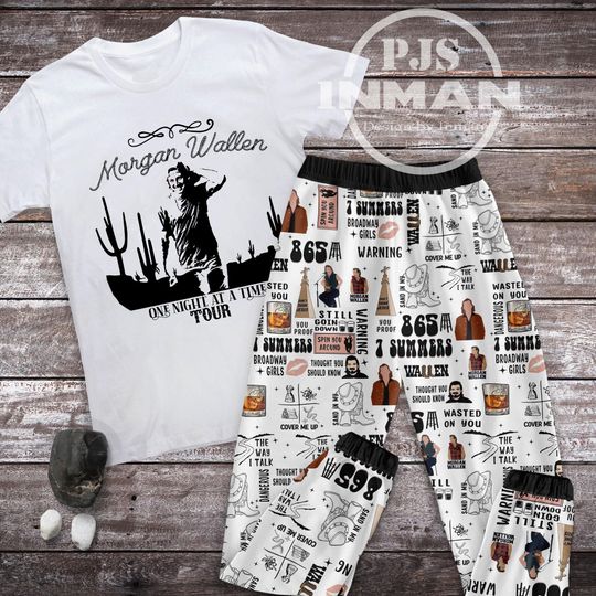 Discover Wallen Western Pajamas Set
