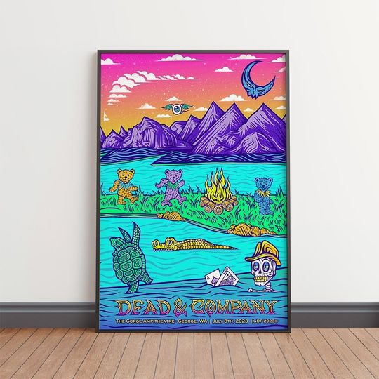 Discover Dead and & Company Poster 2023 Final Tour Gorge, Art Collectibles Posters