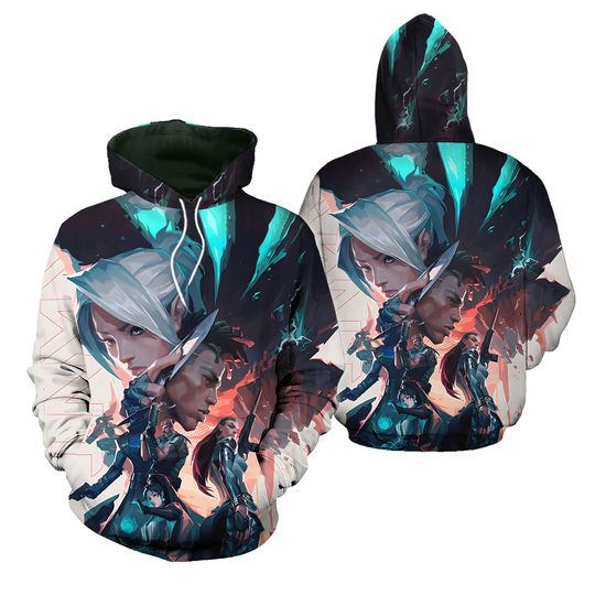 Discover Hot Game Valorant Graphic 3D Hoodies, Gifts for Gamers