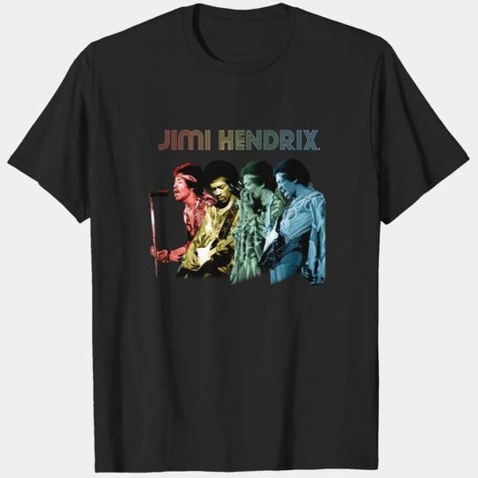 Discover Jimi Hendrix Rainbow T-Shirt