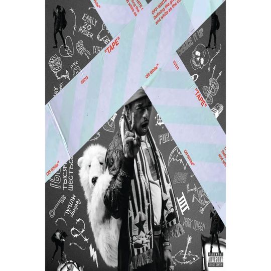 Discover Luv Is Rage 2 Album Cover Poster Premium Matte Vertical Poster