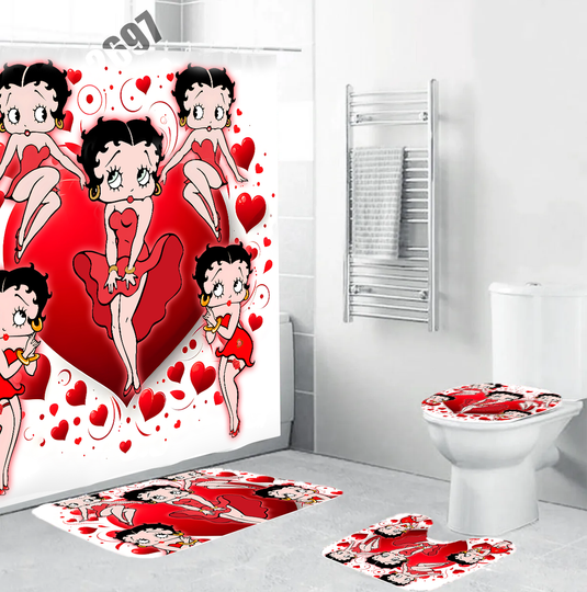 Discover Betty Boop Marilyn Monroe Shower Curtain Set, Bathroom Set