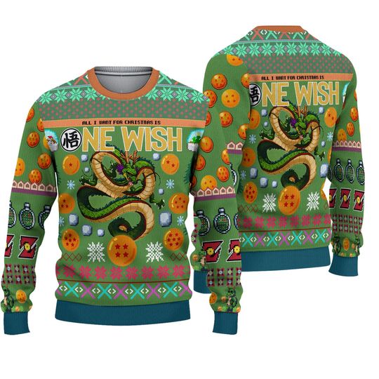Discover Shenron Dragon Ball Ugly Christmas Sweater