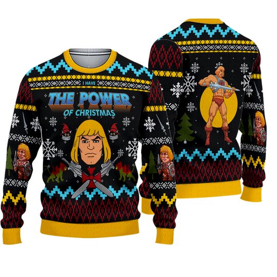 Discover The Good Power of Christmas He-Man Ugly Christmas Sweater