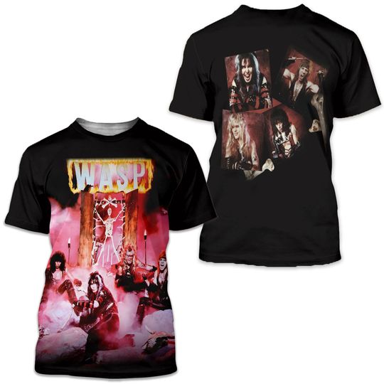 Discover WASP Music Vintage The 90s 3D Tshirt