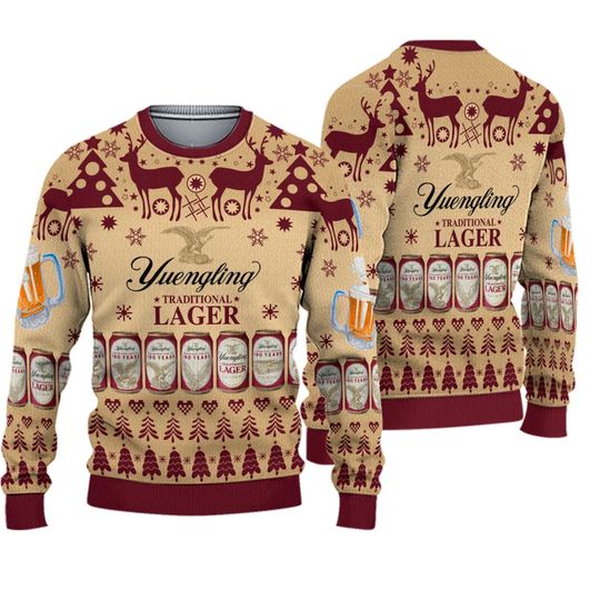 Discover Yuengling Beer Ugly Christmas Sweater