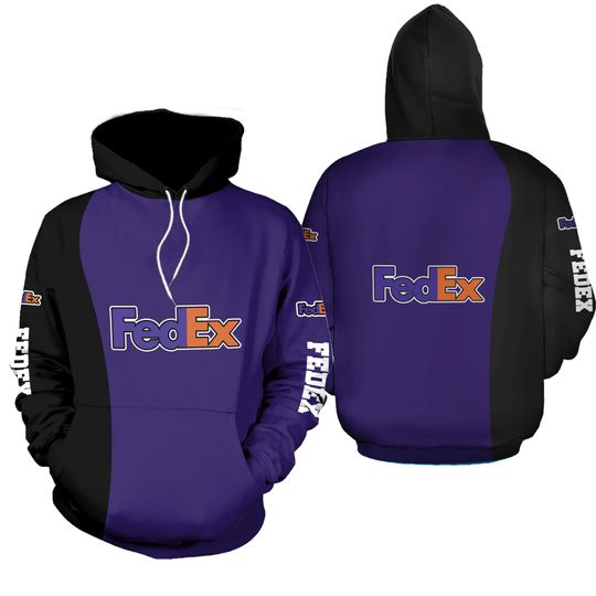 Discover Fedex Purple 3D Hoodie All Over Printed
