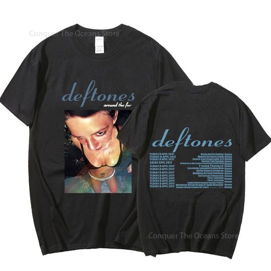 Discover New Deftone Around The Fur Tour Band Concert Print Men's T Shirt