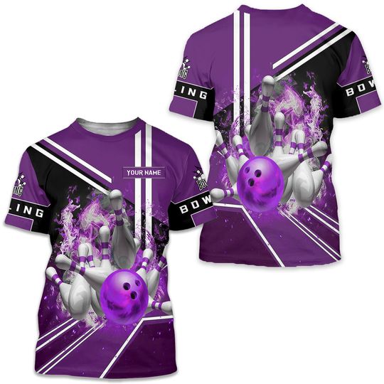 Discover Personalized Name Bowling Shirts for Men and Women 3D, Bowling Shirts