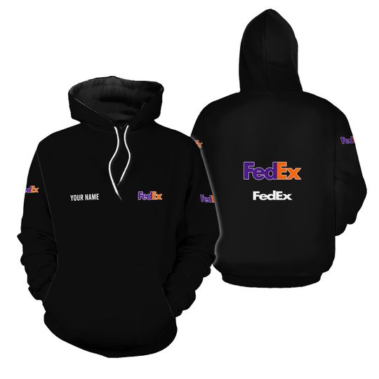 Discover Personalized Name Fedex Purple Custom Full Print 3D Hoodie
