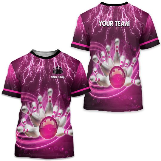 Discover Personalized Name Bowling Shirts for Men and Women 3D, Bowling Shirts