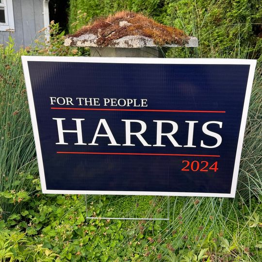 Discover Harris for President Yard Sign