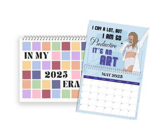 Discover 2025 Eras Calendar / eras merch / teacher gift for her