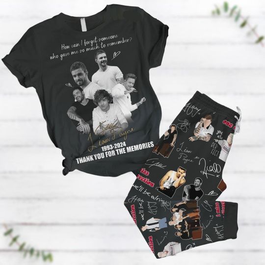 Discover Liam Payne Pajamas Set, In Memory Of Liam Payne TShirt Pants