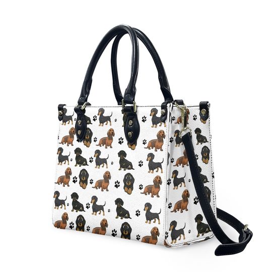 Discover Dachshund Leather Bag,Dachshund Lovers Handbag