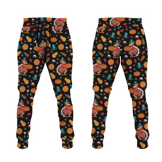 Discover Adult Thanksgiving Turkey Sweatsuit Joggers