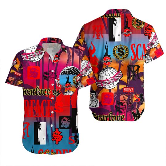 Discover Reason X Scarface Tony Montana 80's Hawaiian