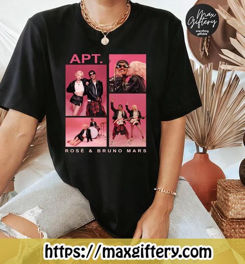 Discover APT Apateu Shirt, Ros T-shirt, Rose&Bruno Shirt, Mars And Rose New Song APT Shirt, Rose Bruno Mars Shirt,  Song Shirt
