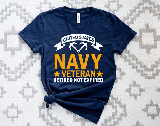 Discover US Navy Veteran T-Shirt for Proud Navy Families
