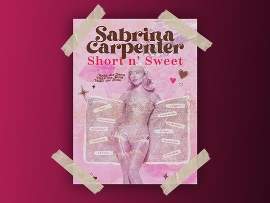 Discover Sabrina Carpenter Short n' Sweet Premium Matte Vertical Posters, Wall Art, Music Fan Gift