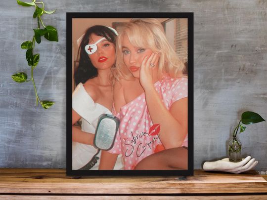 Discover Sabrina Carpenter and Jenna Ortega Poster, Gifts for Fan