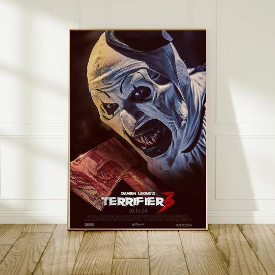 Discover Terrifier 3 Movie Poster, Home Decor, Gifts for Friends