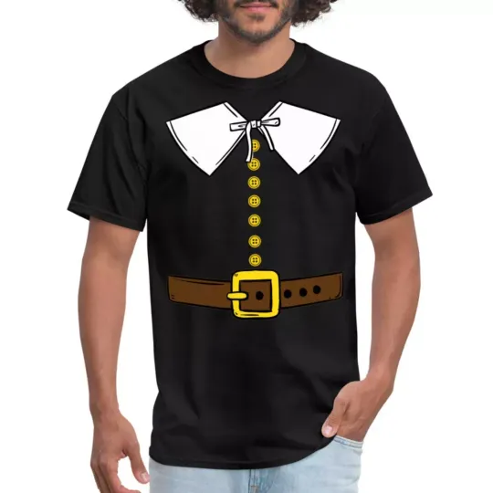 Discover Thanksgiving Pilgrim Costume Men's T-Shirt