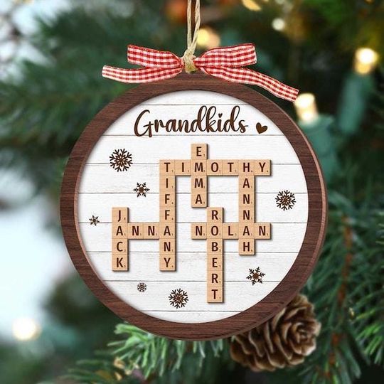 Discover Personalized Grandparents Christmas Ornament, Grandparent Christmas Gift
