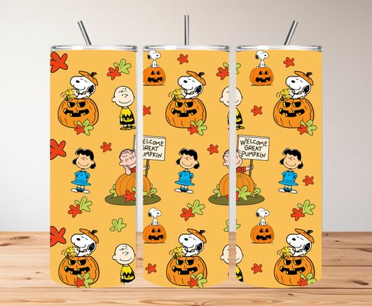 Discover Snoopy Halloween 20oz Tumbler Wrap - Snoopy Tumbler