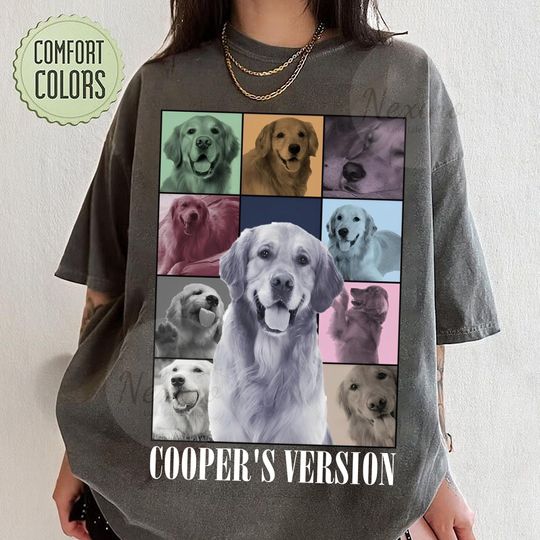 Discover Custom Dog's Tour Shirt, Personalized Dog Bootleg T-Shirt, Custom Dog Shirt