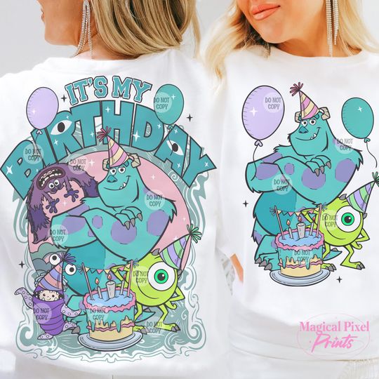 Discover Happy Birthday 3D T-Shirt for Family Vacations