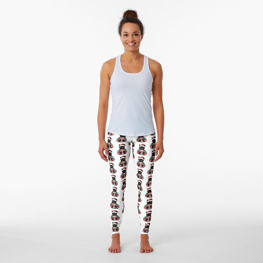 Discover Black Cat Christmas Christmas Cat 2024 Leggings