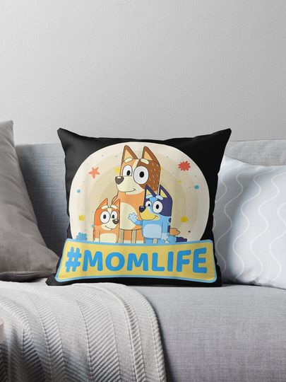 Discover B.luey Mom Family For Life Mother's Day Pillow