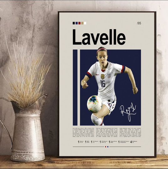 Discover Rose Lavelle USWNT Soccer Poster