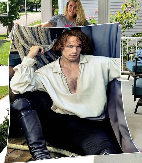 Discover Sam Heughan Blanket Fleece Travelling Birthday