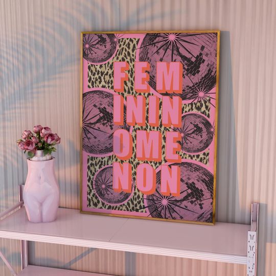 Discover Femininomenon Poster, Chappell Wall Art, Music Poster