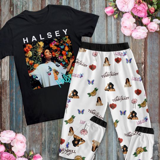Discover Halsey Pajamas Set, Personalized Family Pajamas, Family Christmas Pajamas Set.