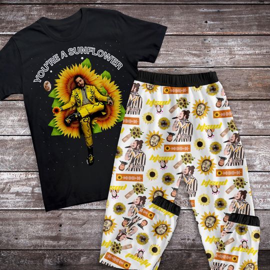 Discover Post Malone Personalized Family Holiday Pajamas